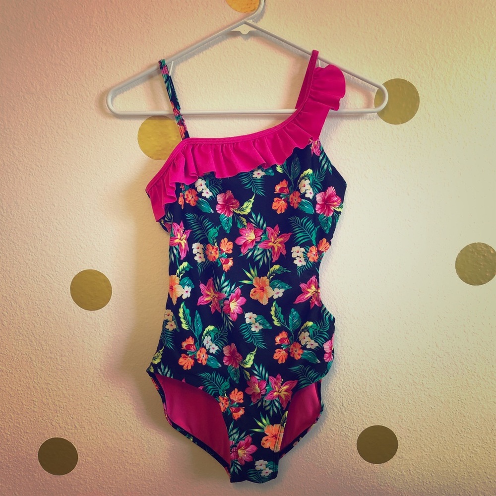 Kids floral swimsuit
